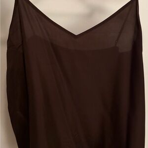 Beautiful People LA 100% Silk Cami - Brown